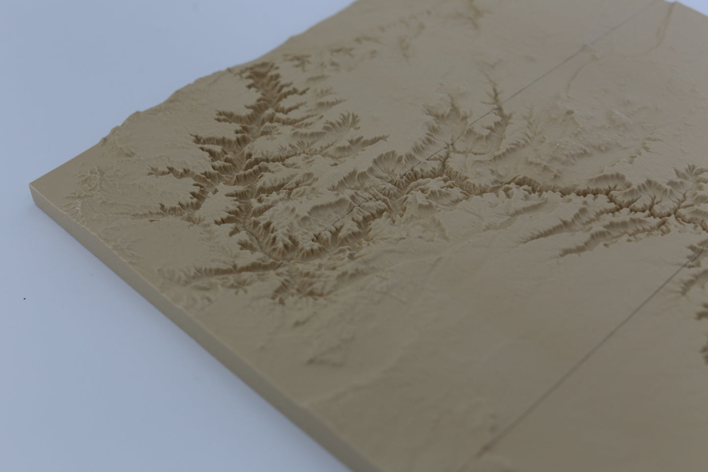 Grand Canyon 3D Printed Topographic Map