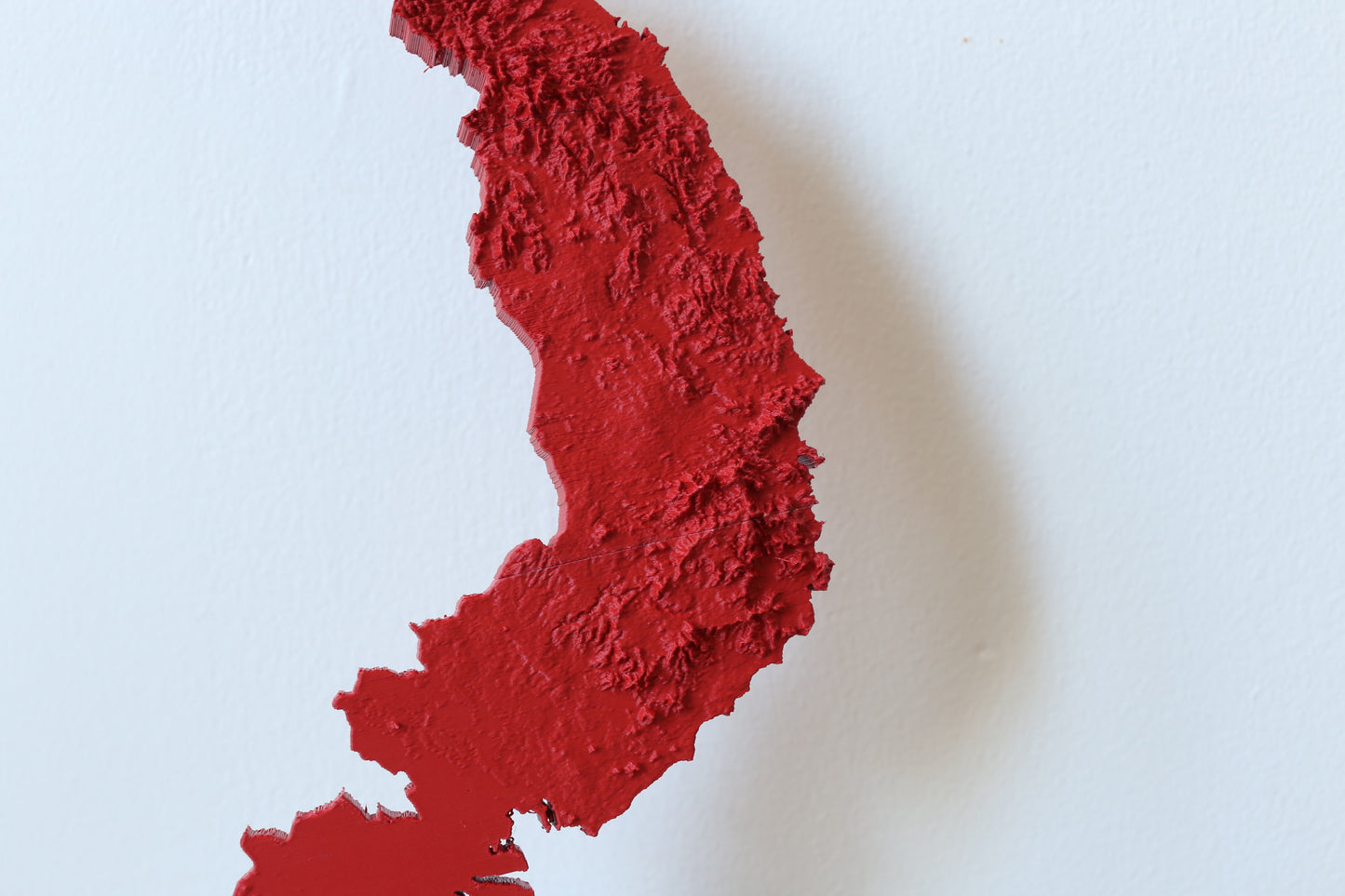 Vietnam 3D Printed Topographic Map