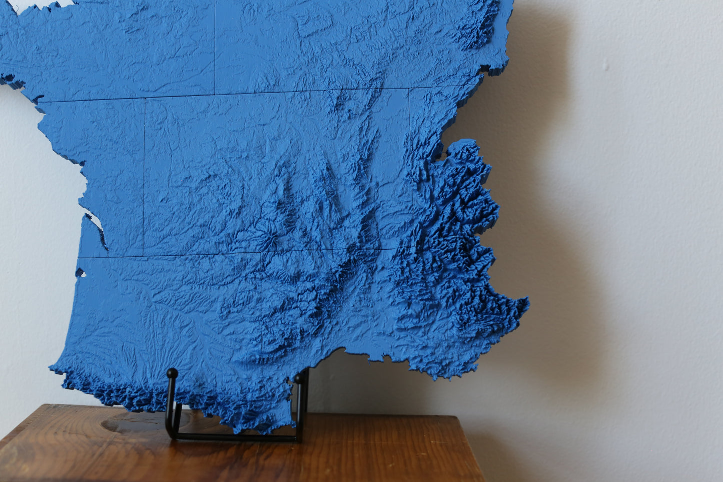 France 3D Printed Topographic Map