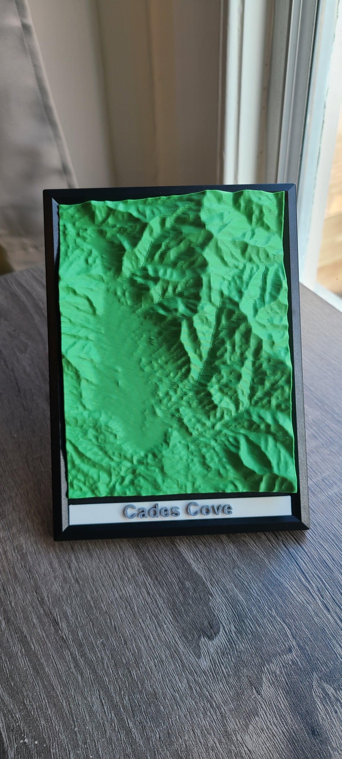 Cades Cove - 3D Printed Topographic Map