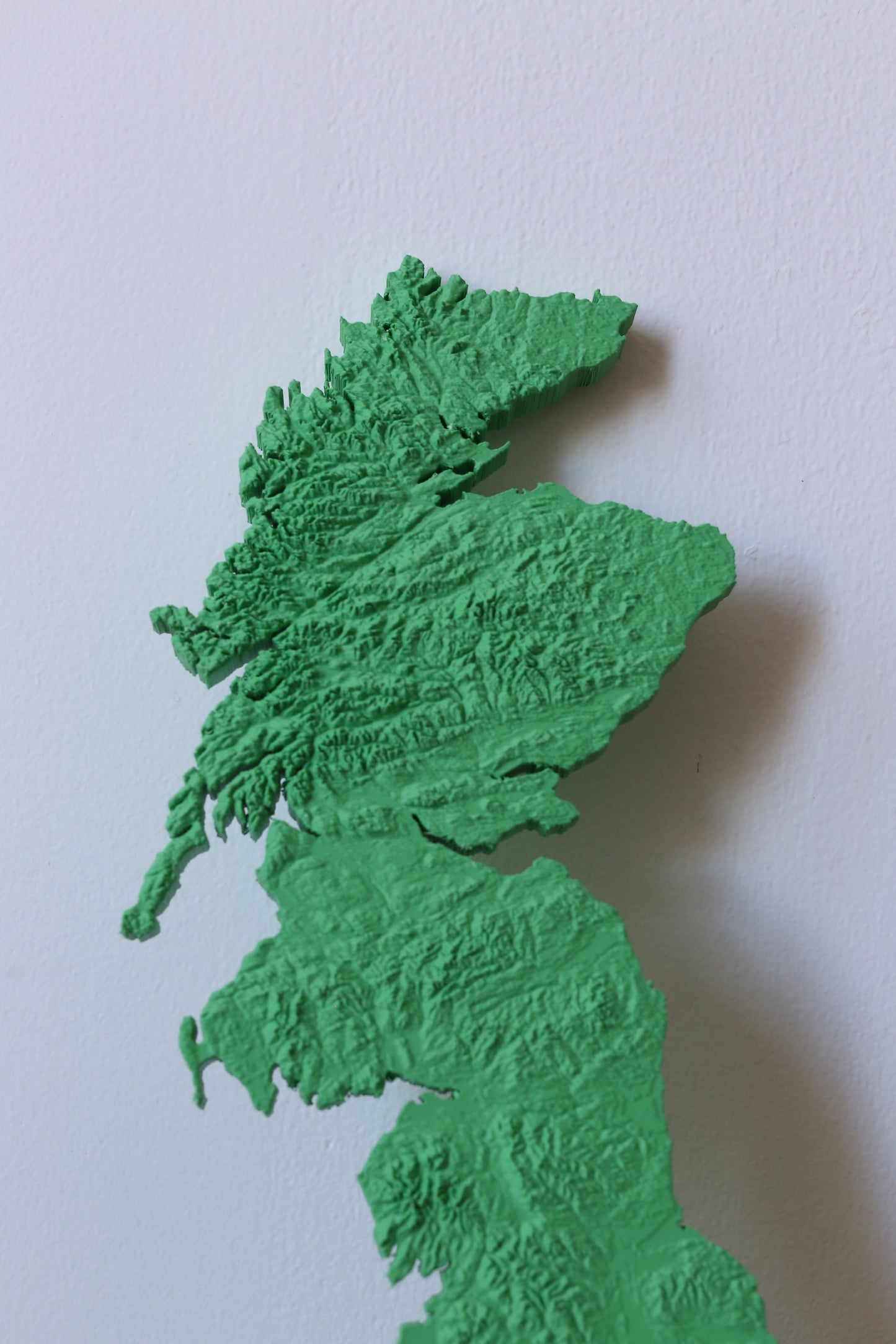 UK 3D Printed Topographic Map