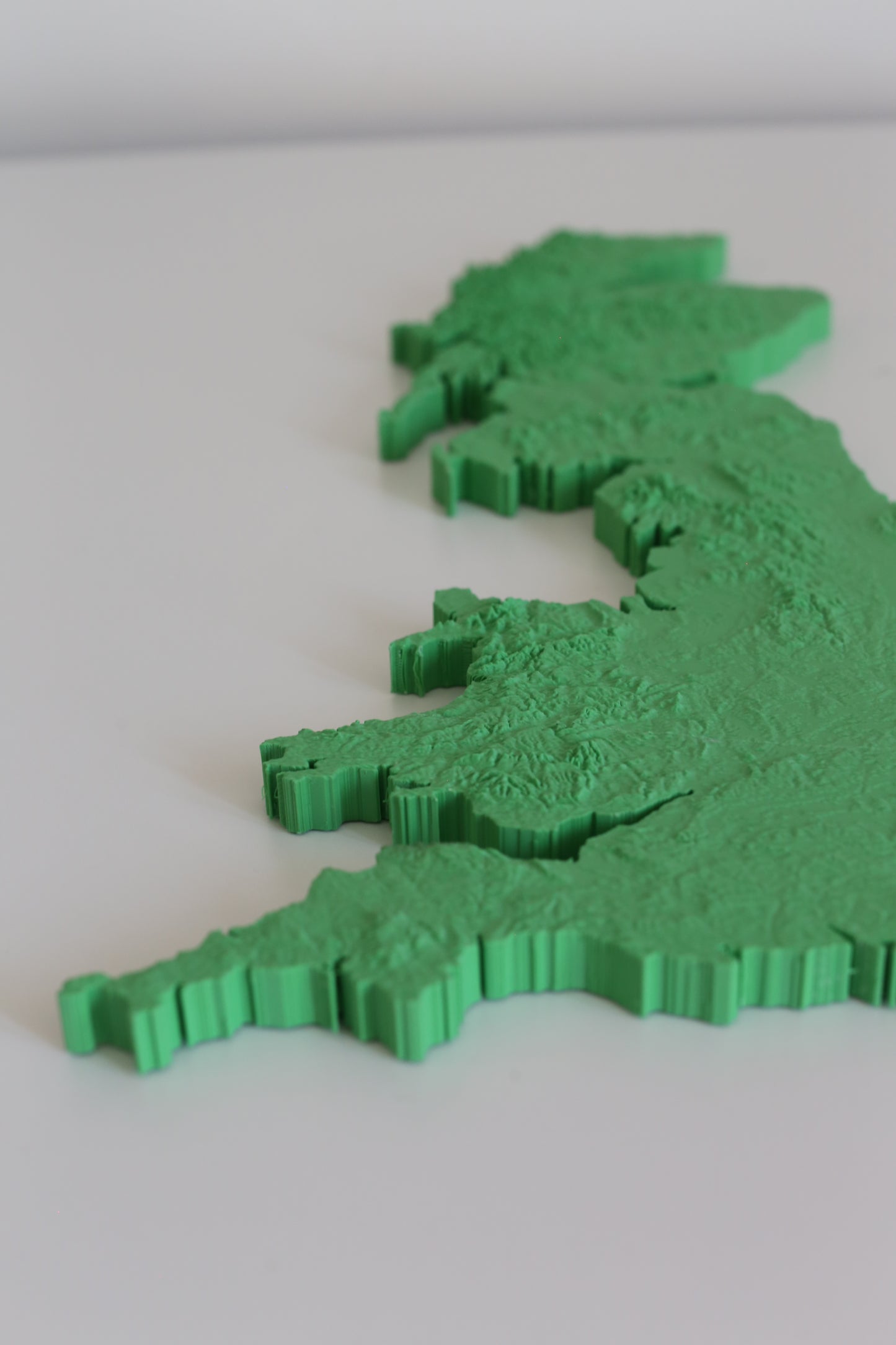 UK 3D Printed Topographic Map